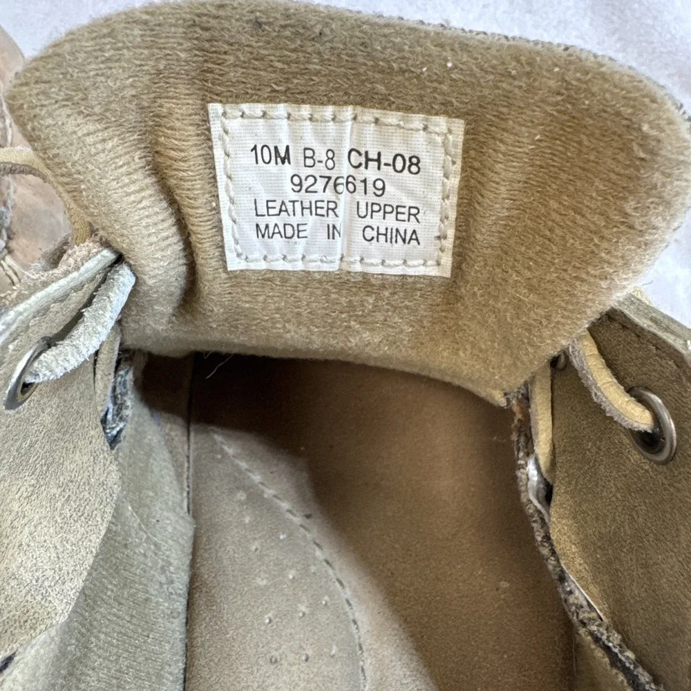 Sperry Top Sider Leather Boat‎ Shoes Mens Size 10M Tan Lace Up Casual Deck Shoes